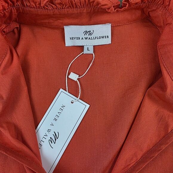 Never A Wallflower High Neck Dress Size L - Picture 8 of 8